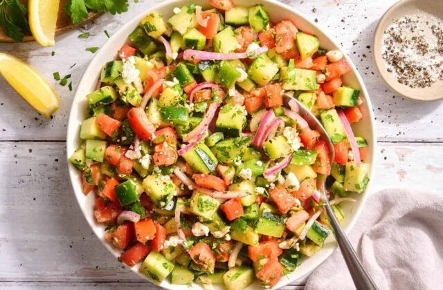 Fresh Cucumber Tomato Salad