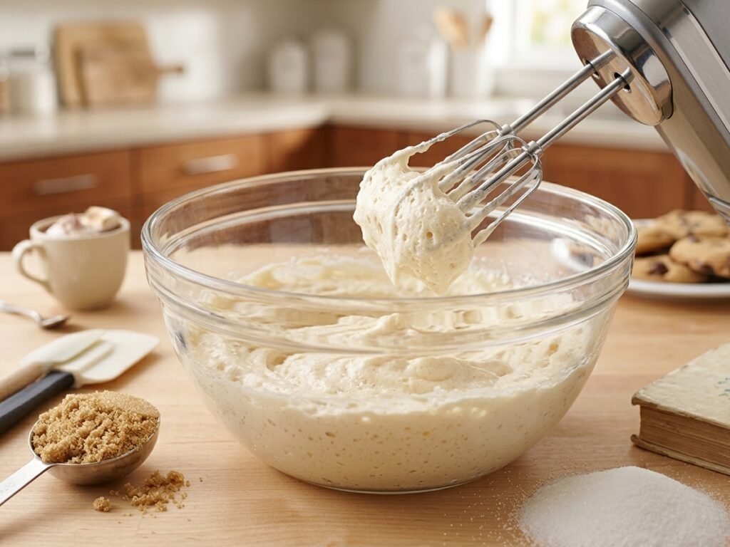 Classic Chocolate Chip Cookies - Cream the butter and sugars until truly fluffy
