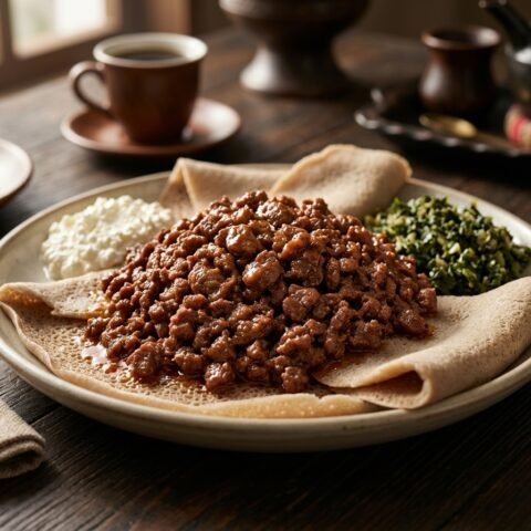 Ethiopian Leb Leb Kitfo