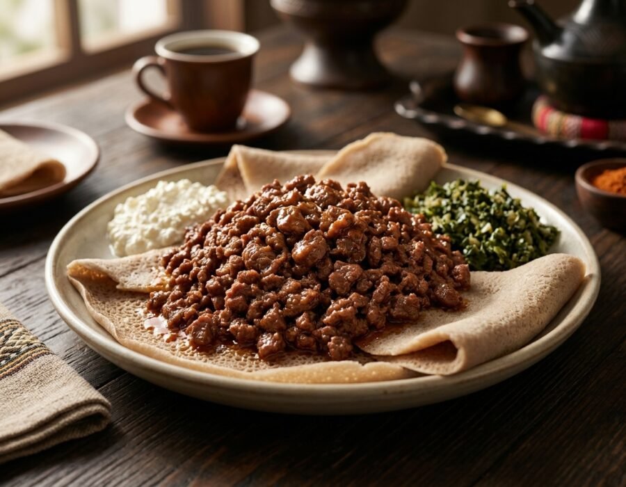 Ethiopian Leb Leb Kitfo