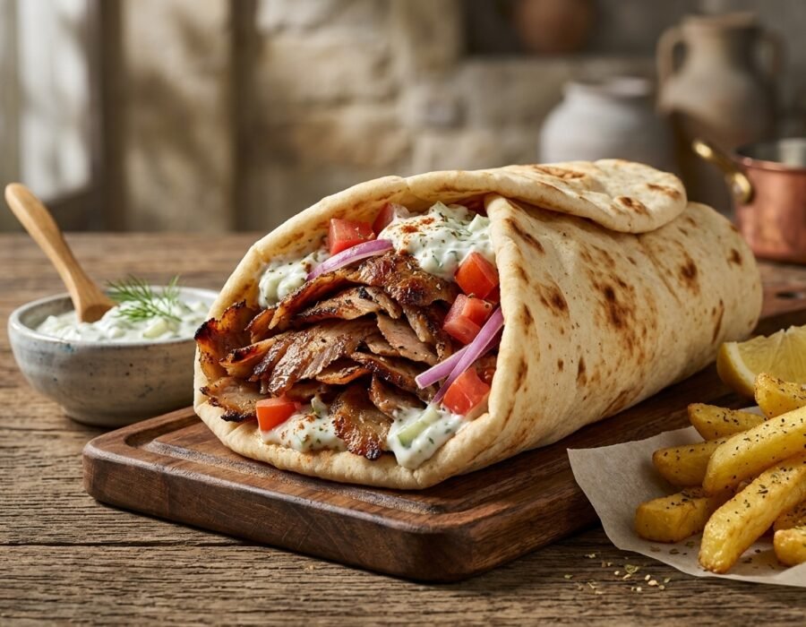 Greek Pork Gyro