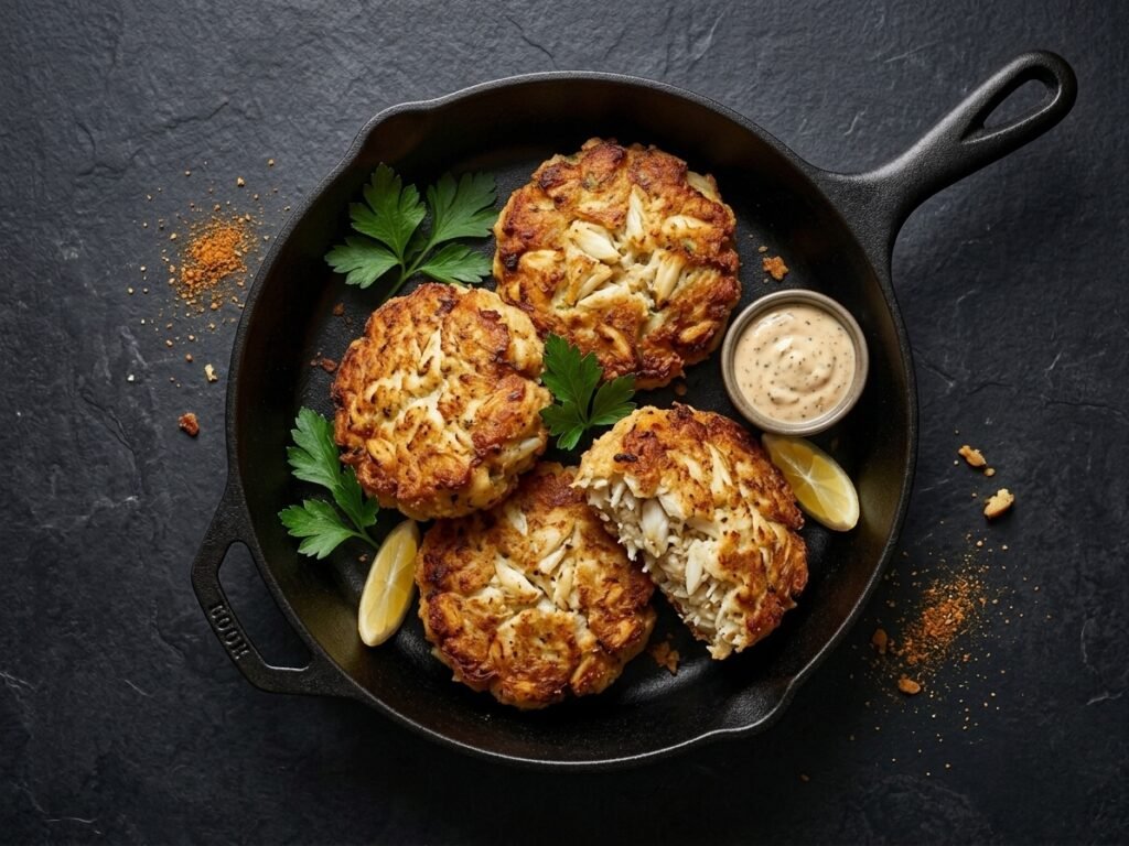 Maryland Crab Cakes - Whisk the binder first