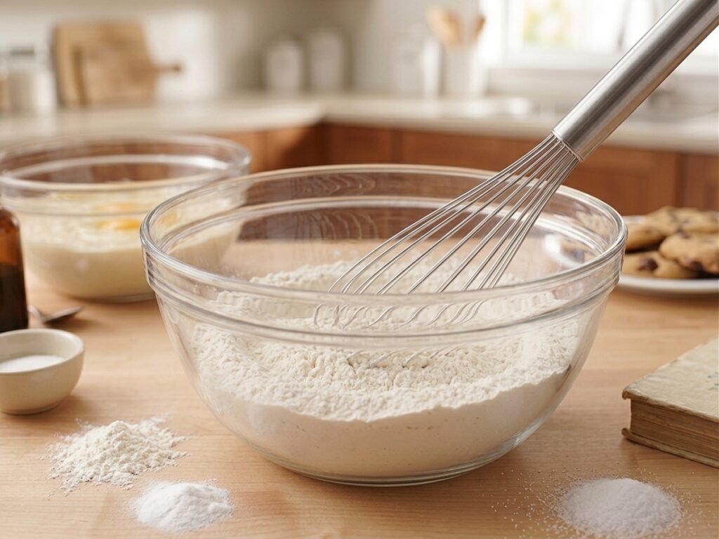 Classic Chocolate Chip Cookies - Whisk the dry ingredients separately