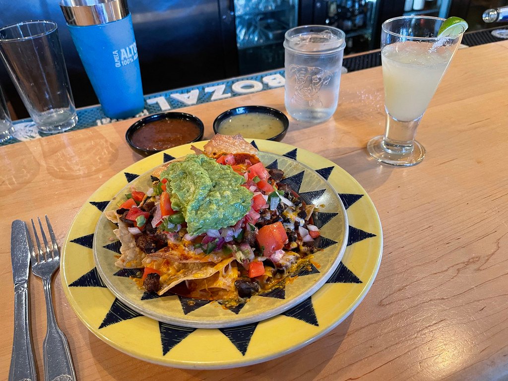 Loaded Nachos - Melt everything into place