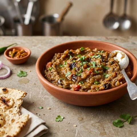 Indian Baingan Bharta