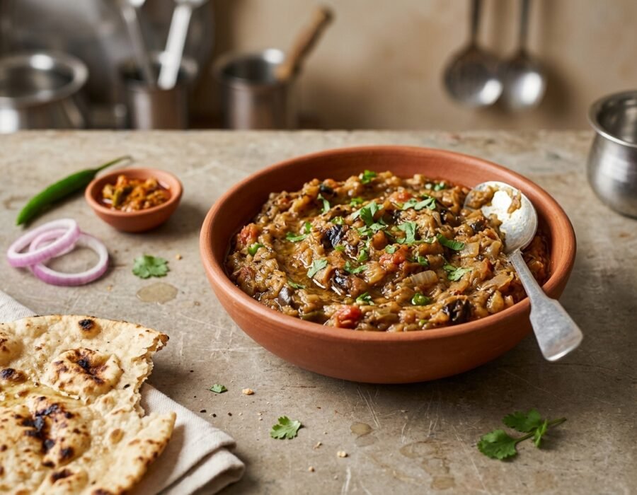 Indian Baingan Bharta