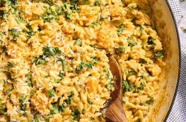 Creamy Butternut Squash Orzo