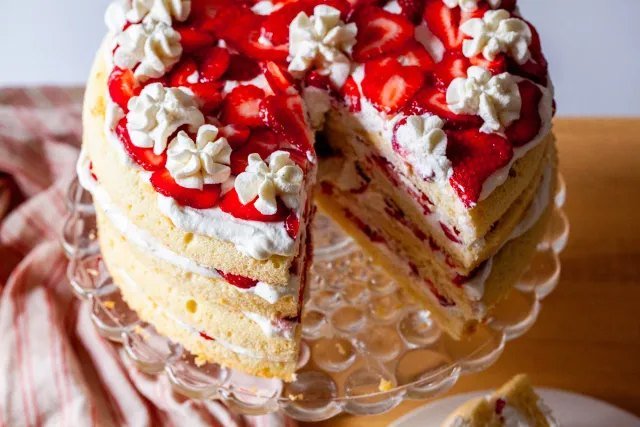 Make This Light Strawberry Chiffon Shortcake