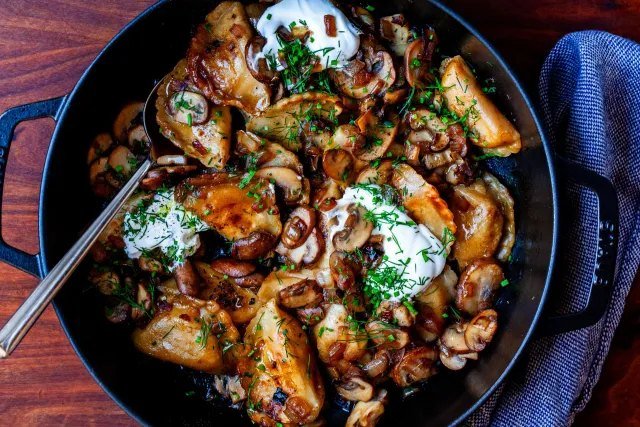 Skillet Pierogi With Mushrooms: A One-Pan Fall Dinner