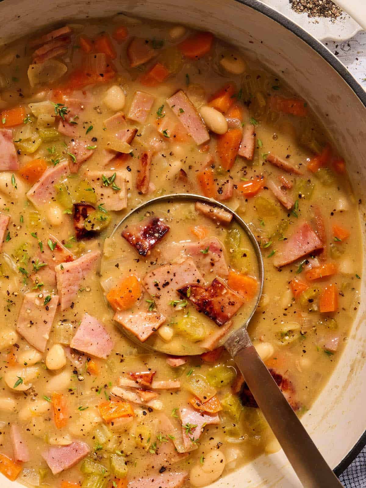 The Best Hearty Ham and Bean Soup Recipe